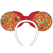 Load image into Gallery viewer, Loungefly Disney Gingerbread AOP Mini Backpack Headband Set