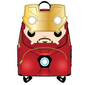 Pop! By Loungefly Marvel Iron Man Light-Up Mini Backpack (Light Up & Glow in the Dark)