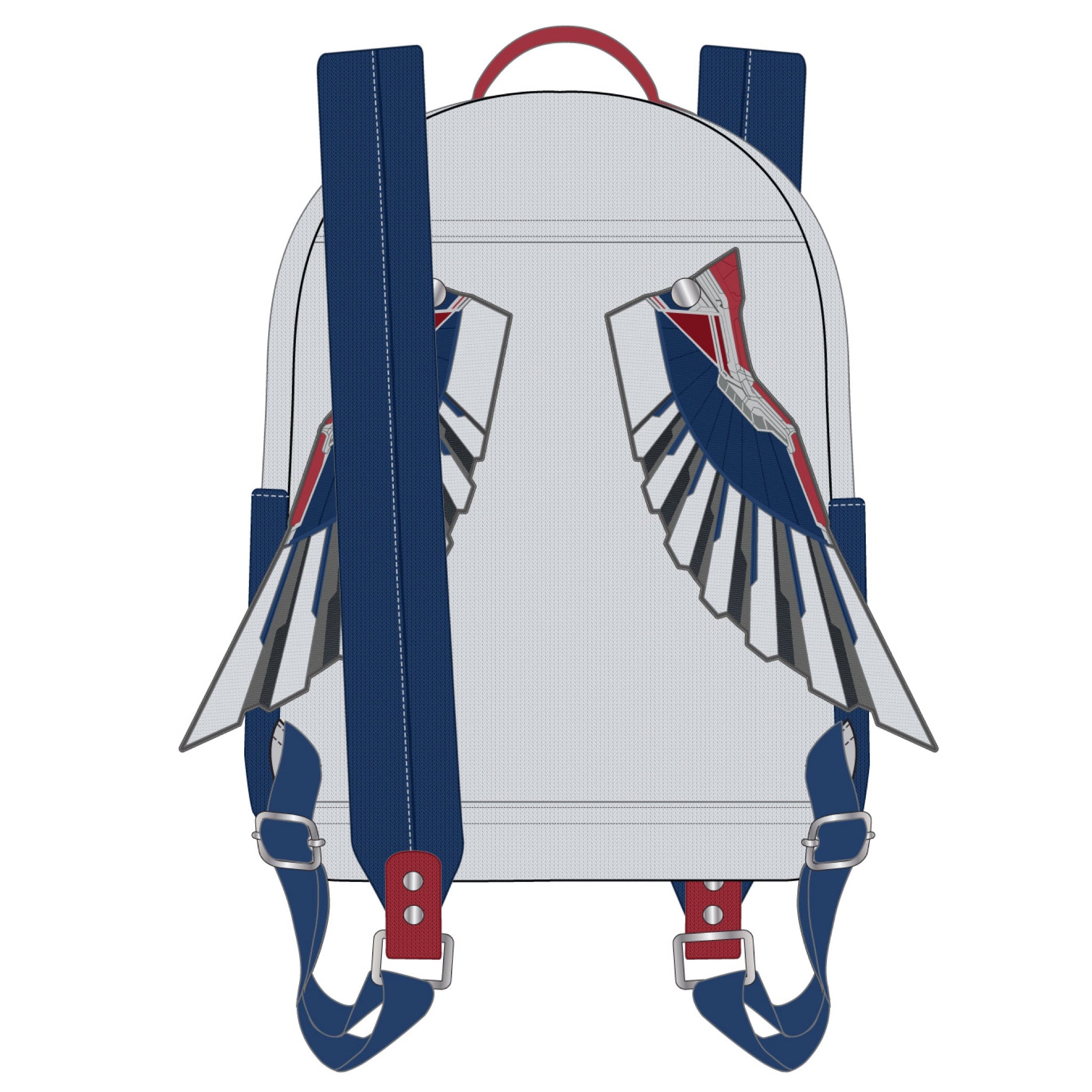 Loungefly Marvel Falcon Captain America Cosplay Mini Backpack – The Line Jumper