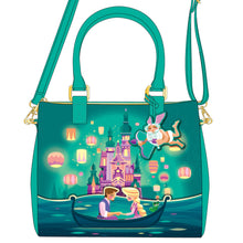 Load image into Gallery viewer, Loungefly Disney Tangled Princess Castle Cross Body Bag
