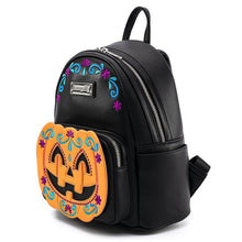 Load image into Gallery viewer, Loungefly Halloween Pumpkin Mini Backpack Alternate Side