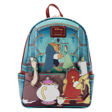 Load image into Gallery viewer, Loungefly Disney Beauty and the Beast Library Scene Mini Backpack