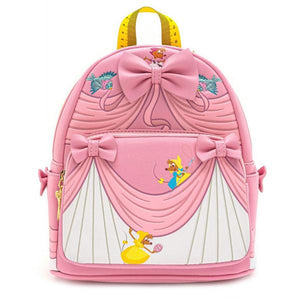 Loungefly Disney Princess Cinderella Pink Dress Mini Backpack Front