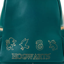 Load image into Gallery viewer, Loungefly Harry Potter Golden Hogwarts Castle Mini Backpack
