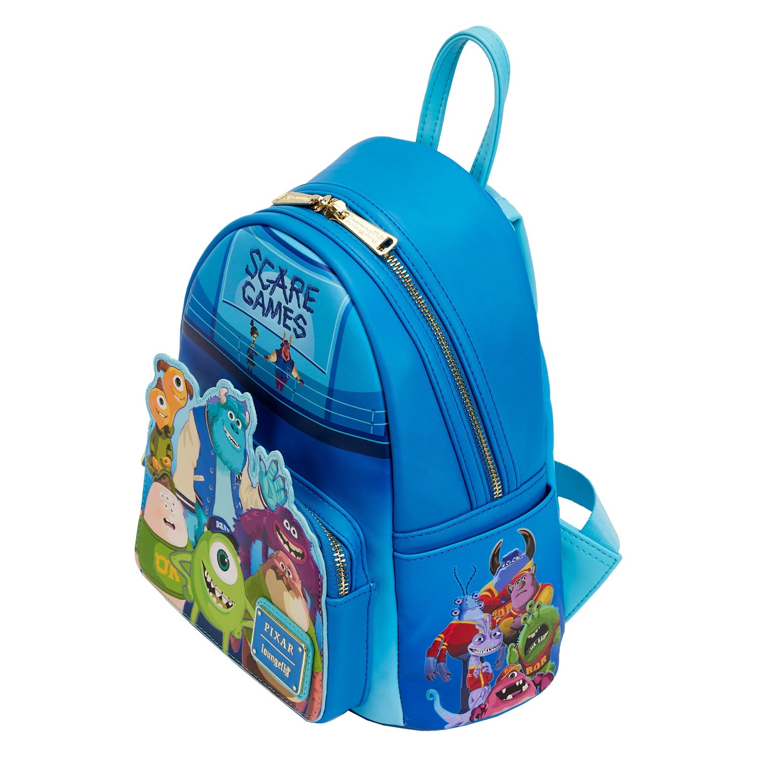 monsters loungefly Loungefly Pixar Monsters University Scare Games Mini Backpack – The Line Jumper