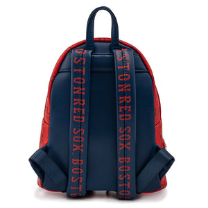 Loungefly MLB Boston Red Sox Logo Mini Backpack