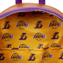 Load image into Gallery viewer, Loungefly NBA LA Lakers Basketball Mini Backpack