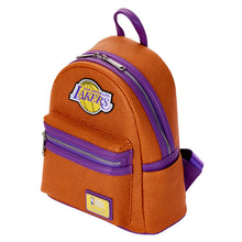 Load image into Gallery viewer, Loungefly NBA LA Lakers Basketball Mini Backpack