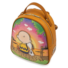 Load image into Gallery viewer, Loungefly Peanuts Charlie Brown Charlie And Snoopy Sunset Mini Backpack