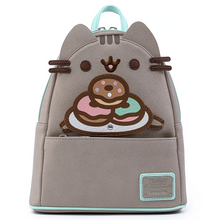 Load image into Gallery viewer, Loungefly Pusheen Plate O Donuts Cosplay Mini Backpack Front View