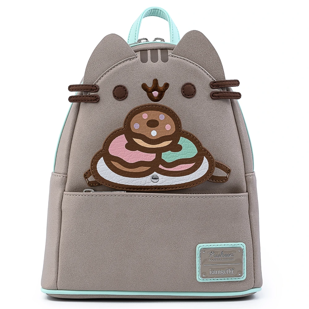Loungefly Pusheen Plate O Donuts Cosplay Mini Backpack Front View