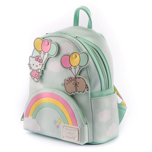 Loungefly Pusheen X Hello Kitty Balloons & Rainbow Mini Backpack
