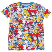 Load image into Gallery viewer, Cakeworthy Disney Alice In Wonderland AOP T-Shirt