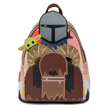 Load image into Gallery viewer, Loungefly Star Wars Mandalorian Bantha Ride Mini Backpack