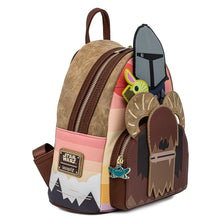Load image into Gallery viewer, Loungefly Star Wars Mandalorian Bantha Ride Mini Backpack