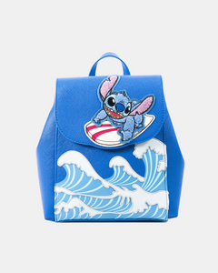 Danielle Nicole Disney Lilo & Stitch Surfing Backpack Front View