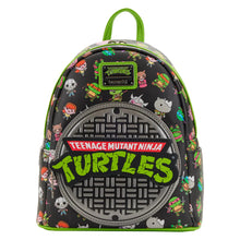 Load image into Gallery viewer, Loungefly Teenage Mutant Ninja Turtles Sewer Cap Mini Backpack