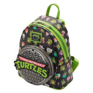 Loungefly Teenage Mutant Ninja Turtles Sewer Cap Mini Backpack
