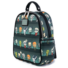 Load image into Gallery viewer, Loungefly Universal Monsters Chibi AOP Mini Backpack Side View