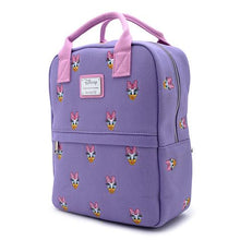 Load image into Gallery viewer, Lounefly Sensational 6 Daisy Canvas Backpack Side View