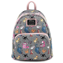 Load image into Gallery viewer, Loungefly Disney Cats All Over Print Mini Backpack Front