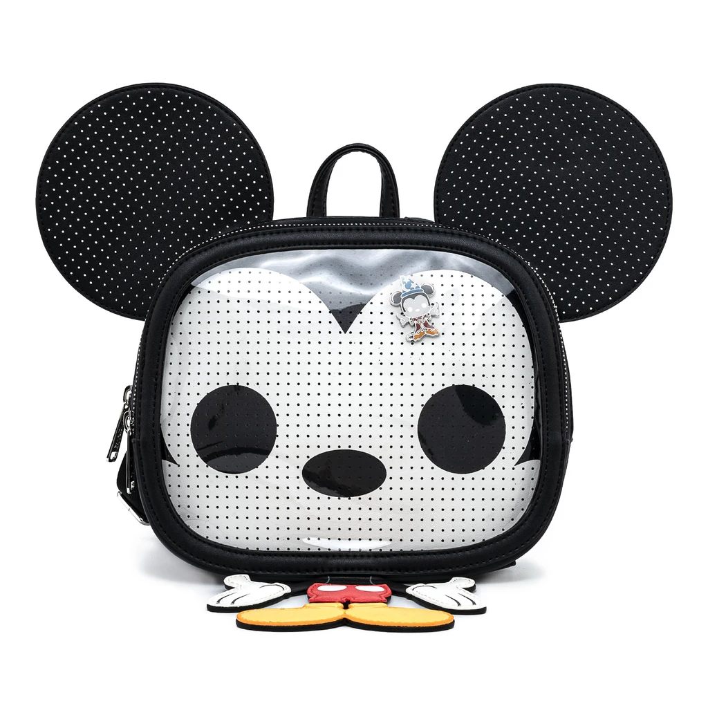 Funko Pop! By Loungefly Mickey Mouse Pin Trader Cosplay Mini Backpack Front
