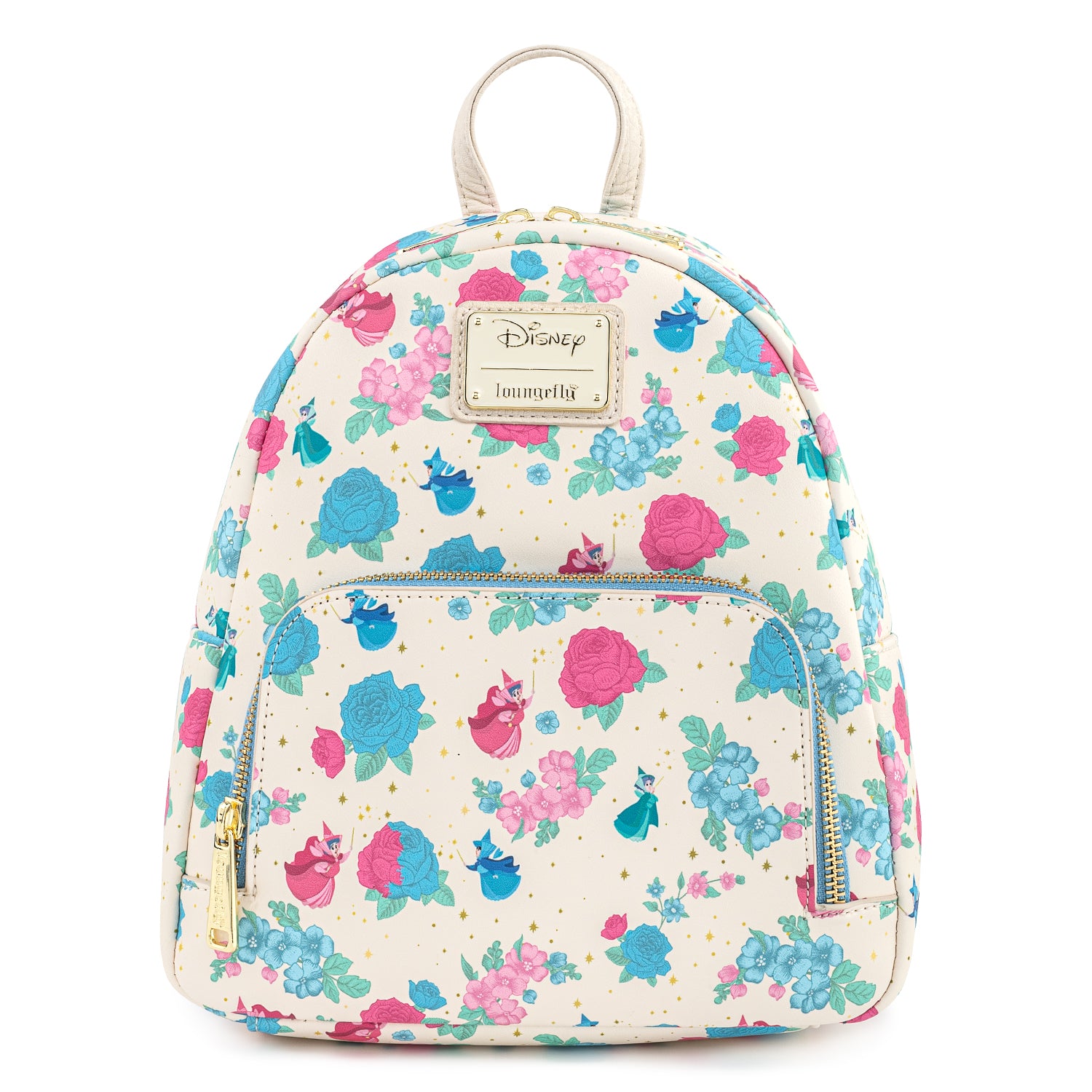 Loungefly Disney Sleeping Beauty Floral Fairy Godmother AOP Mini Backp – The Line Jumper