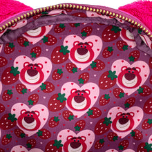 Load image into Gallery viewer, Loungefly Pixar Lotso Cosplay Sherpa Mini Backpack