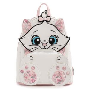 Loungefly Disney Marie Floral Footsy Mini Backpack