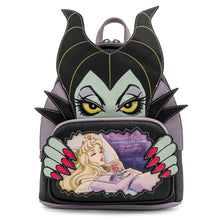 Load image into Gallery viewer, Loungefly Disney Villains Scene Malificent Sleeping Beauty Mini Backpack