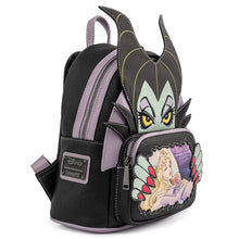 Load image into Gallery viewer, Loungefly Disney Villains Scene Malificent Sleeping Beauty Mini Backpack