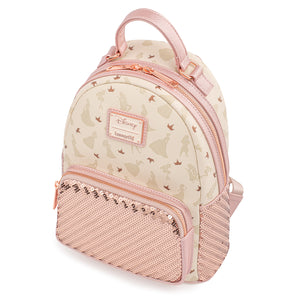 Loungefly Disney Ultimate Princess AOP Sequin Mini Backpack