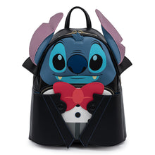 Load image into Gallery viewer, Loungefly Disney Vampire Stitch Bowtie Mini Backpack