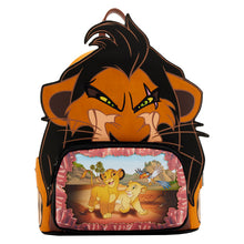 Load image into Gallery viewer, Loungefly Lion King Scar Villains Scene Mini Backpack