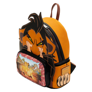 Loungefly Lion King Scar Villains Scene Mini Backpack