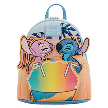 Load image into Gallery viewer, Loungefly Lilo &amp; Stitch Angel and Stitch Snow Cone Date Mini Backpack