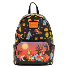 Load image into Gallery viewer, Loungefly Disney Winnie The Pooh Halloween Group Mini Backpack