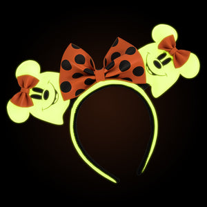 Loungefly Disney Ghost Minnie Glow In The Dark Cosplay Headband - Pre-Order September