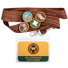 Load image into Gallery viewer, Loungefly Pixar Up Wilderness Explorer Lanyard With Cardholder &amp; 5 Enamel Pins