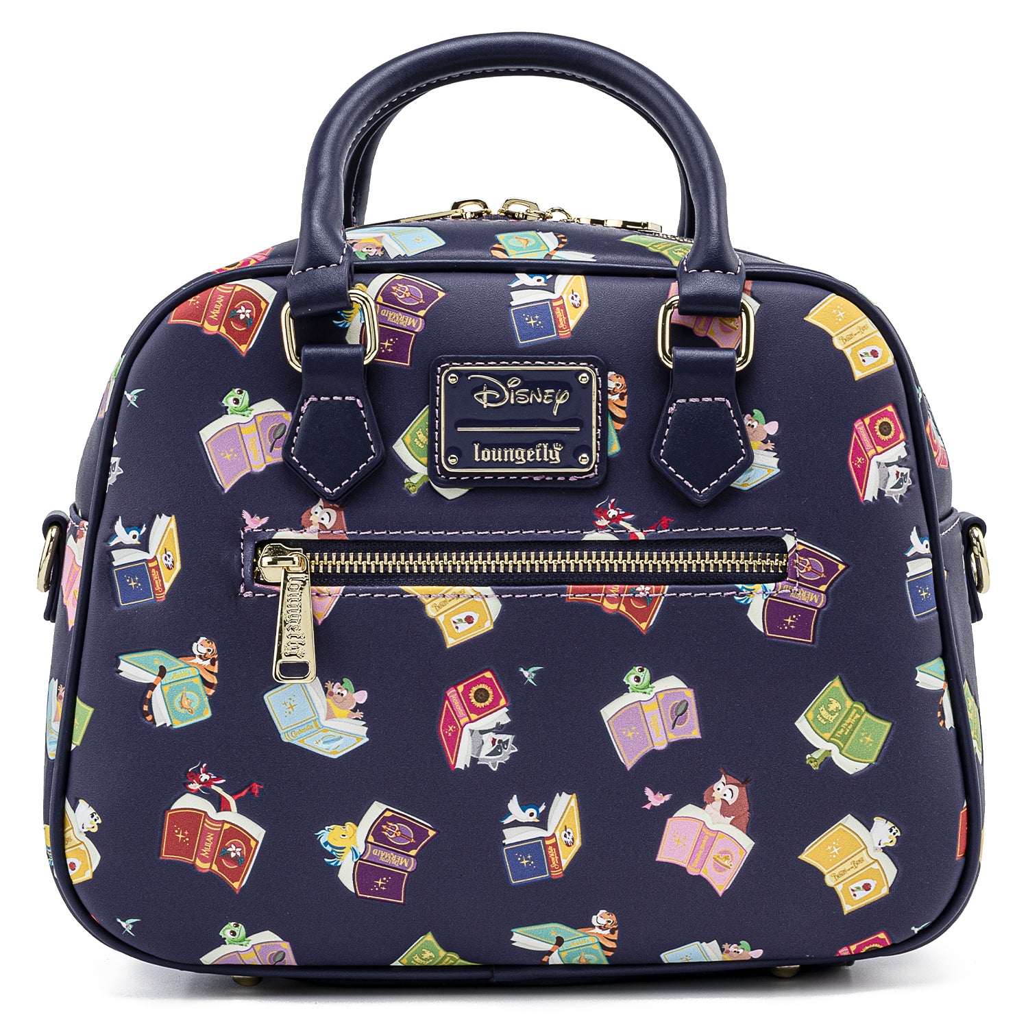disney princess books aop mini backpack Loungefly Disney Princess Books AOP Crossbody – The Line Jumper
