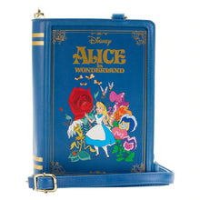 Load image into Gallery viewer, Loungefly Disney Alice in Wonderland Classic Book Convertible Backpack