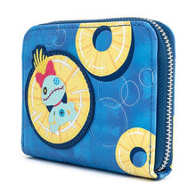 Load image into Gallery viewer, Loungefly X Disney Lilo and Stitch Pineapple Floaty Scrump Zip Around Wallet
