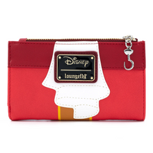 Load image into Gallery viewer, Loungefly X Disney Captain Hook Cosplay Wallet Rear View