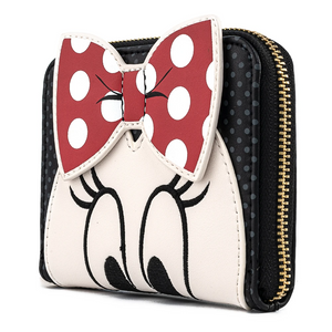 Loungefly Disney Minnie Mouse Bow Zip Around Wallet Side