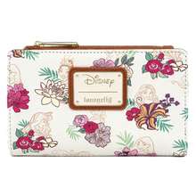 Load image into Gallery viewer, Loungefly Disney Princess Floral All Over Print Wallet Front