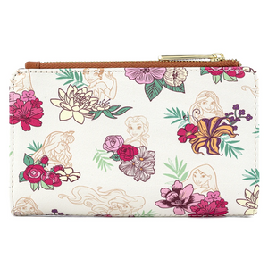 Loungefly Disney Princess Floral All Over Print Wallet Back