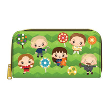 Load image into Gallery viewer, Loungefly Willy Wonka And The Chocolate Factory 50th Anniversary Zip Around Wallet