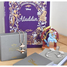 Load image into Gallery viewer, Disney Couture Kingdom Aladdin Gold-Plated Genie Lamp in the Night Necklace