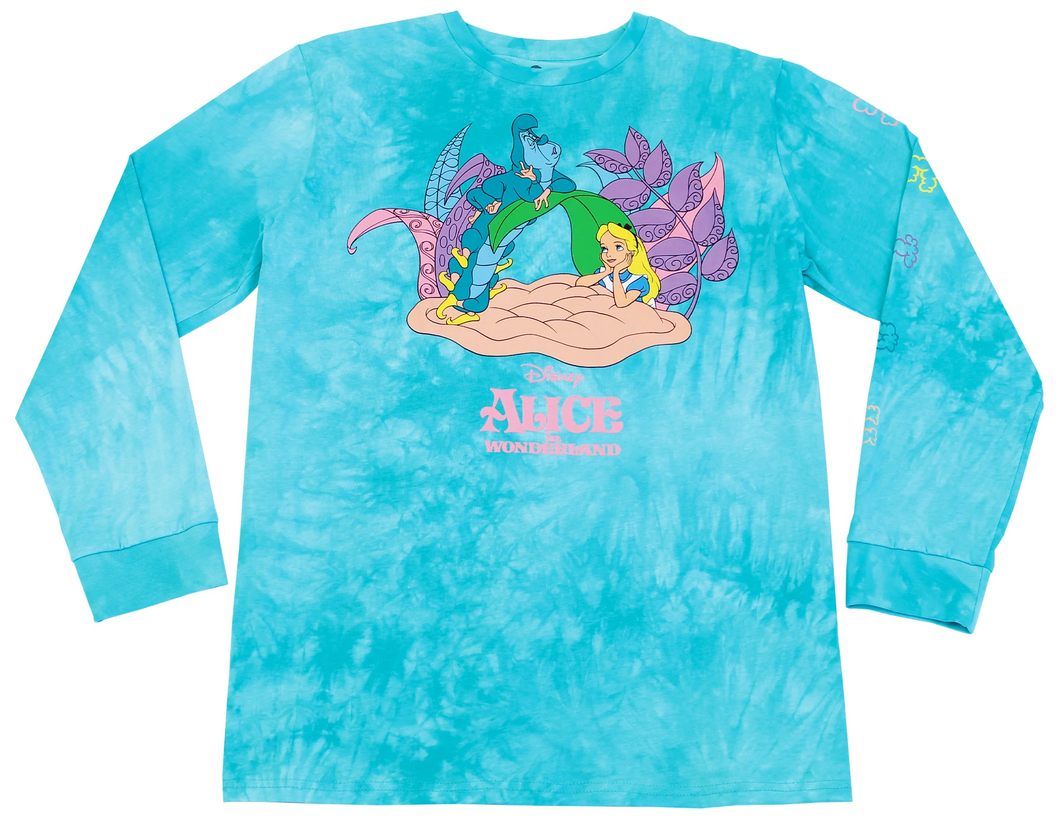 Alice In Wonderland AEIOU Long Sleeve T-Shirt