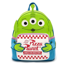 Load image into Gallery viewer, Toy Story Alien Pizza Planet Mini Backpack 